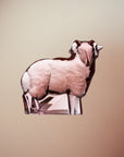 Crystal Lamb Figurine