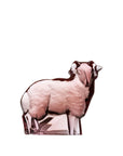 Crystal Lamb Figurine