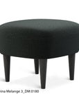 Wingback Ottoman